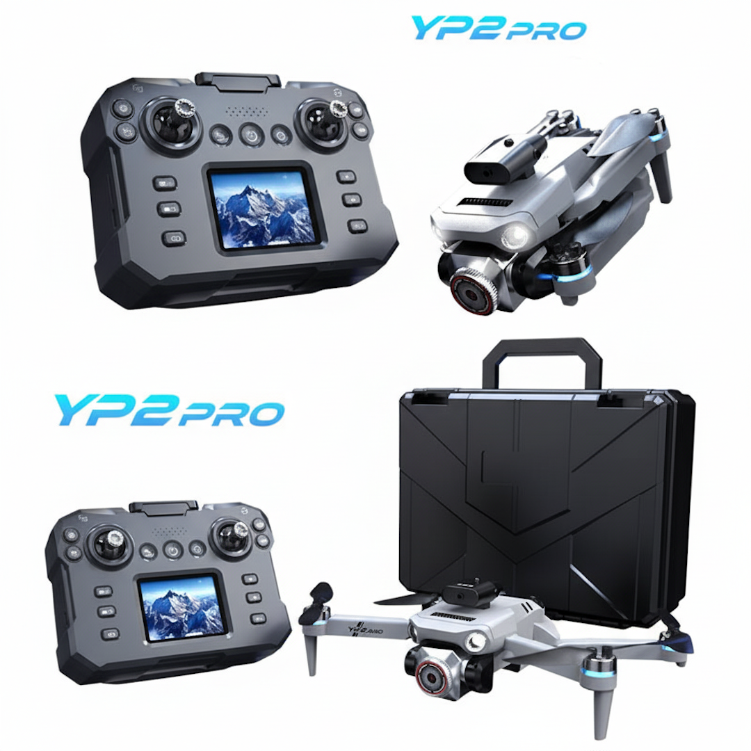 Fly YP2 Pro Drone – Dual 4K Cameras, Screen Remote, Obstacle Avoidance