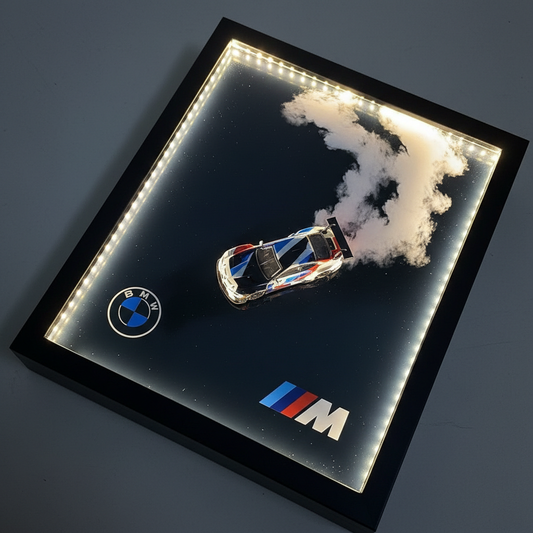 BMW M Drift 3D Smoke LED Frame