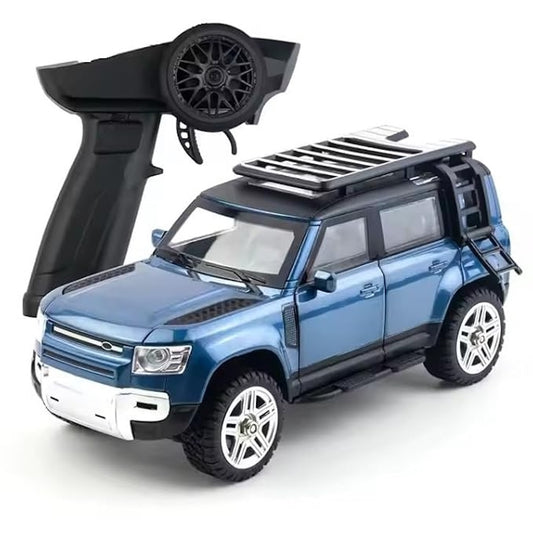 RC Defender Car – LED Lights, Smoke Exhaust, High-Speed