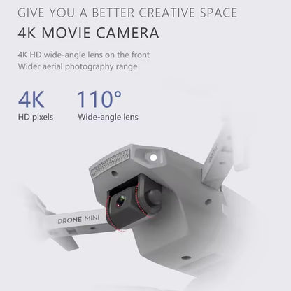 E88 Pro Drone – Dual HD Cameras, Optical Flow, 150m Range, Foldable