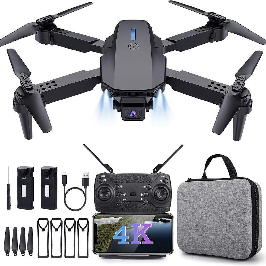 E88 Pro Drone – Dual HD Cameras, Optical Flow, 150m Range, Foldable