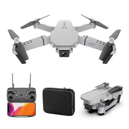 E88 Pro Drone – Dual HD Cameras, Optical Flow, 150m Range, Foldable