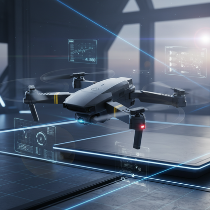 998 Pro Max Drone – Dual 4K Camera, Foldable, 20 Min Flight by Flycast