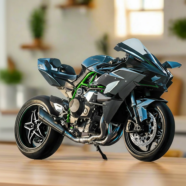 Nerv Kawasaki H2R GrandScale Metal Bike Collectible