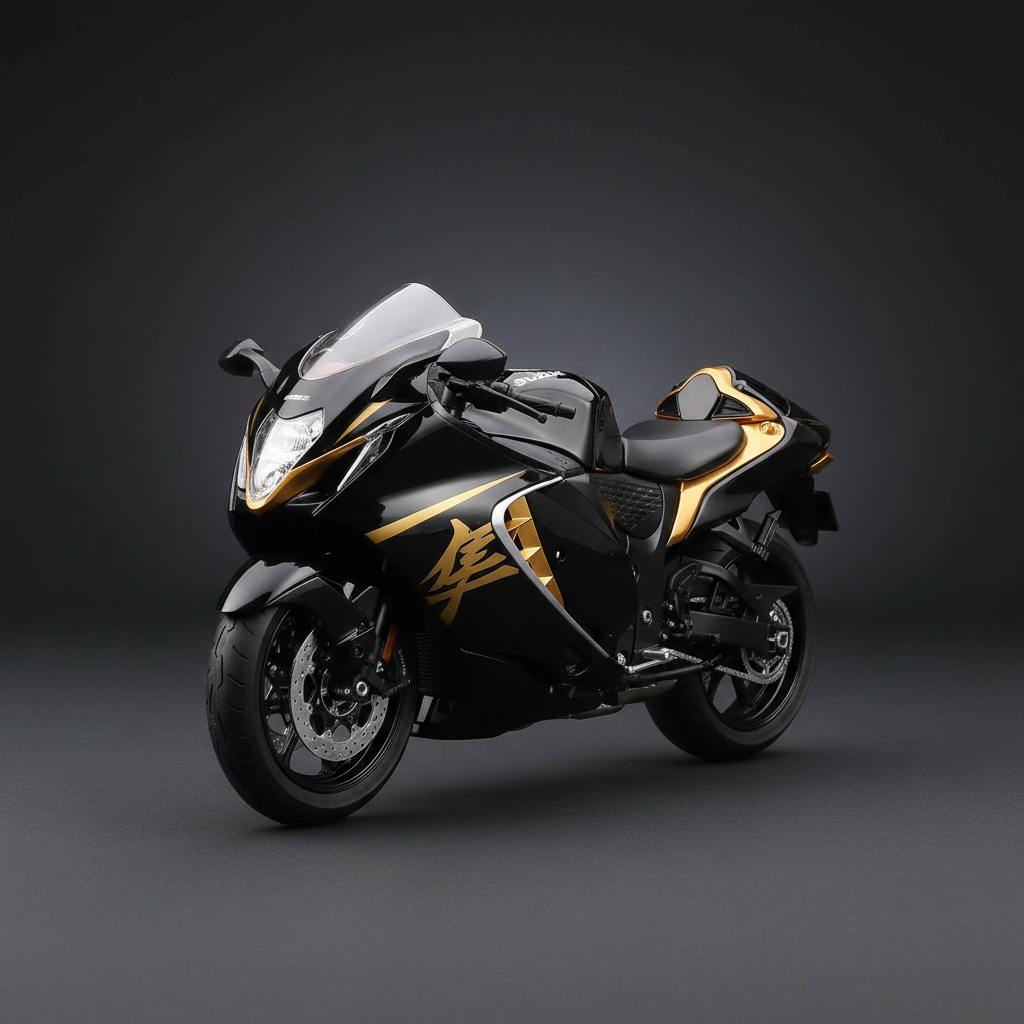 Nerv 1:6 Suzuki Hayabusa Die-Cast Motorcycle Model