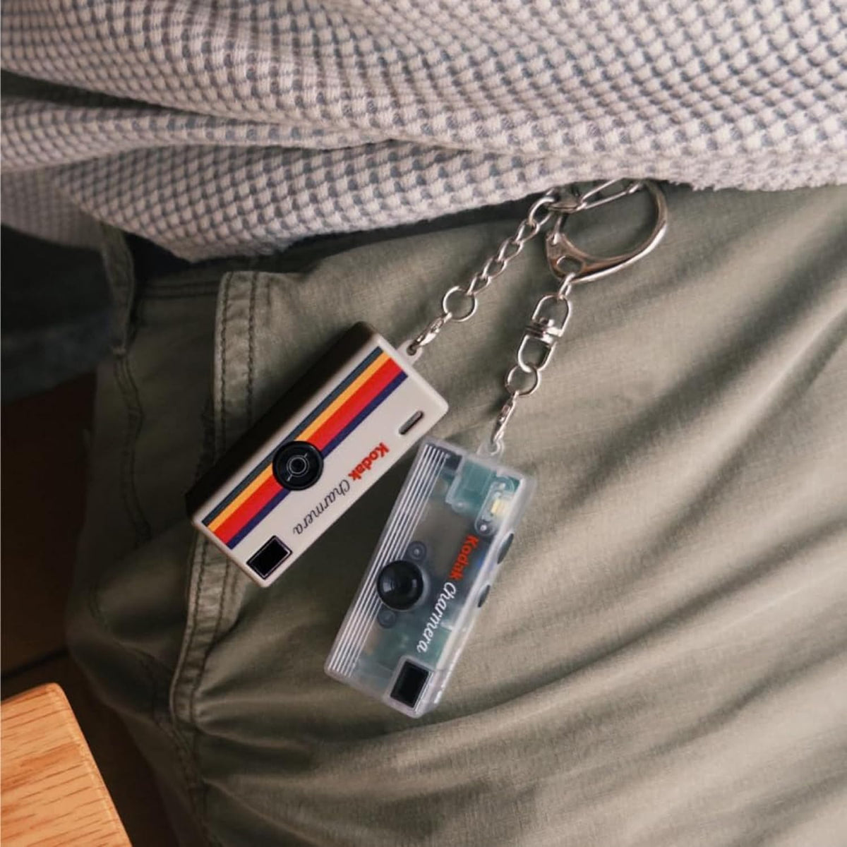 TheNerv™ Rewind | Mini Thumb Camera — 1080p Retro Keychain Cam