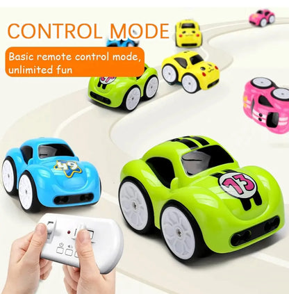 Nerv Mini Smart Gesture Control RC Car – 2.4G Remote, Line Following &amp; Obstacle Avoidance Toy