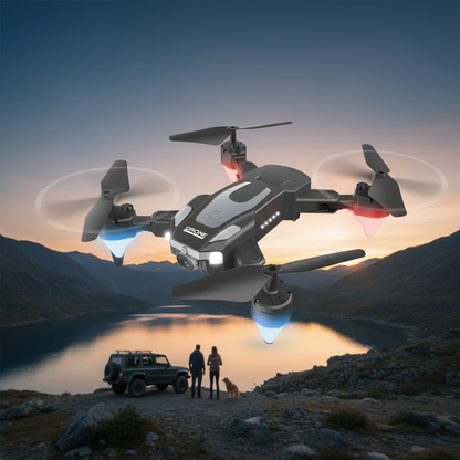J2 Foldable Dual Camera Drone – 1080p, Obstacle Avoidance, Double Battery