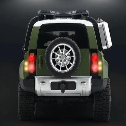 RC Defender Car – LED Lights, Smoke Exhaust, High-Speed