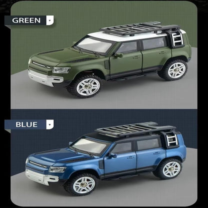 RC Defender Car – LED Lights, Smoke Exhaust, High-Speed