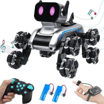8-Wheel RC Stunt Robot Dog