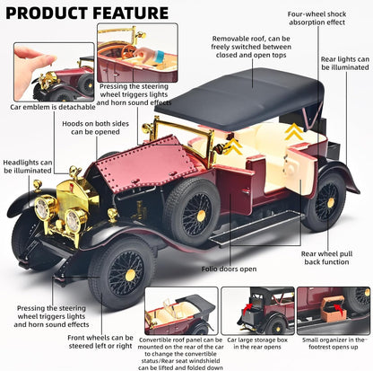 Nerv Rolls Royce Phantom Generation (1925) 1:24 Vintage Diecast Scale Model Car