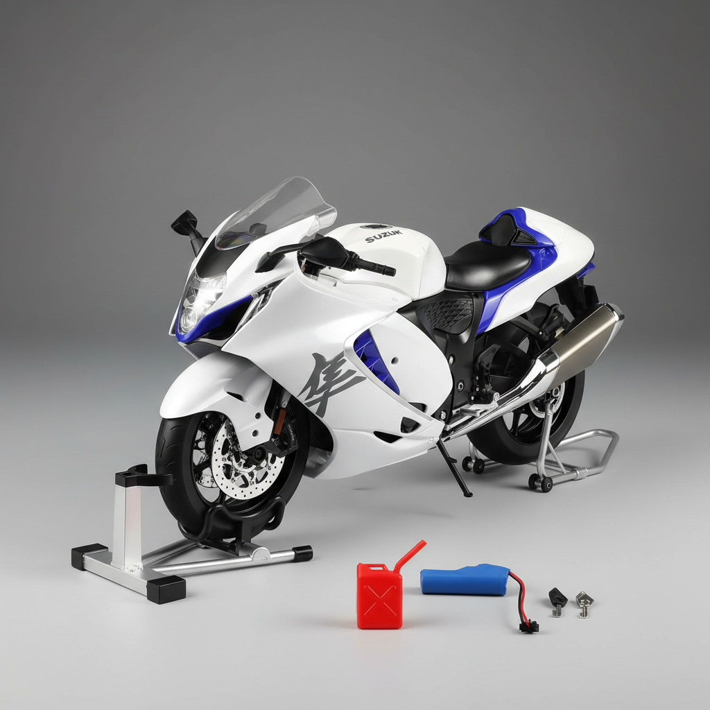 Nerv 1:6 Suzuki Hayabusa Die-Cast Motorcycle Model