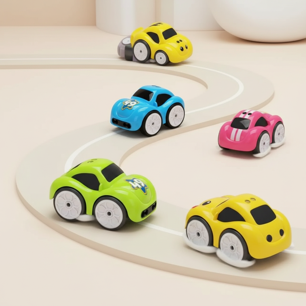 Nerv Mini Smart Gesture Control RC Car – 2.4G Remote, Line Following &amp; Obstacle Avoidance Toy