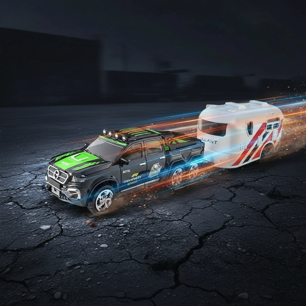 Off-Road RC Car – 1:64 Scale Remote Control Truck with LED Lights