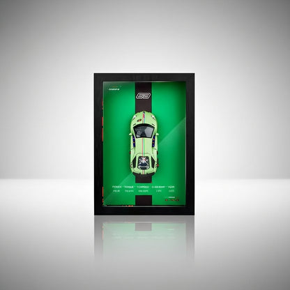 Nerv 3D Lamborghini LP-780-4 Car Frame Wall Art