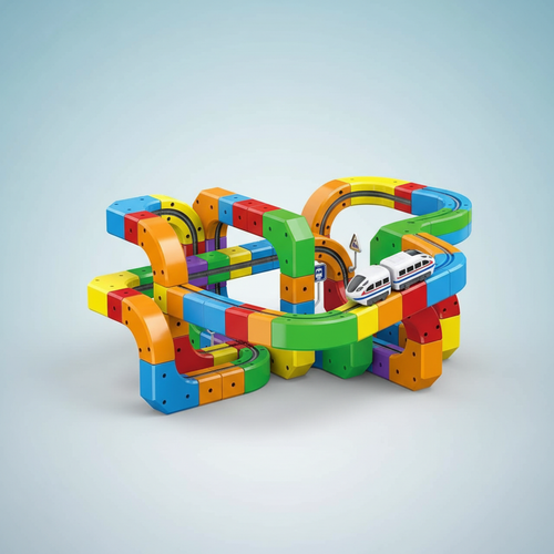 Nerv Electric 3D Anti-Gravity Train Track Set