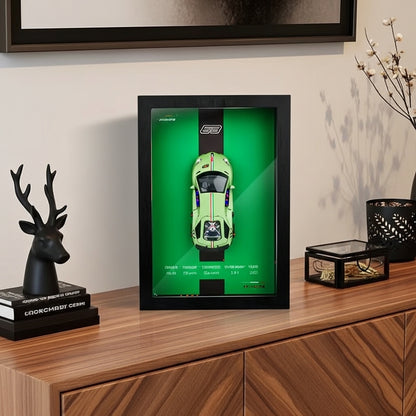 Nerv 3D Lamborghini LP-780-4 Car Frame Wall Art