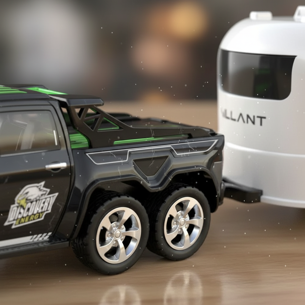 Off-Road RC Car – 1:64 Scale Remote Control Truck with LED Lights