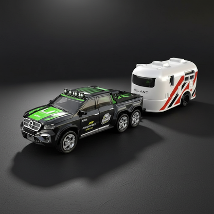 Off-Road RC Car – 1:64 Scale Remote Control Truck with LED Lights