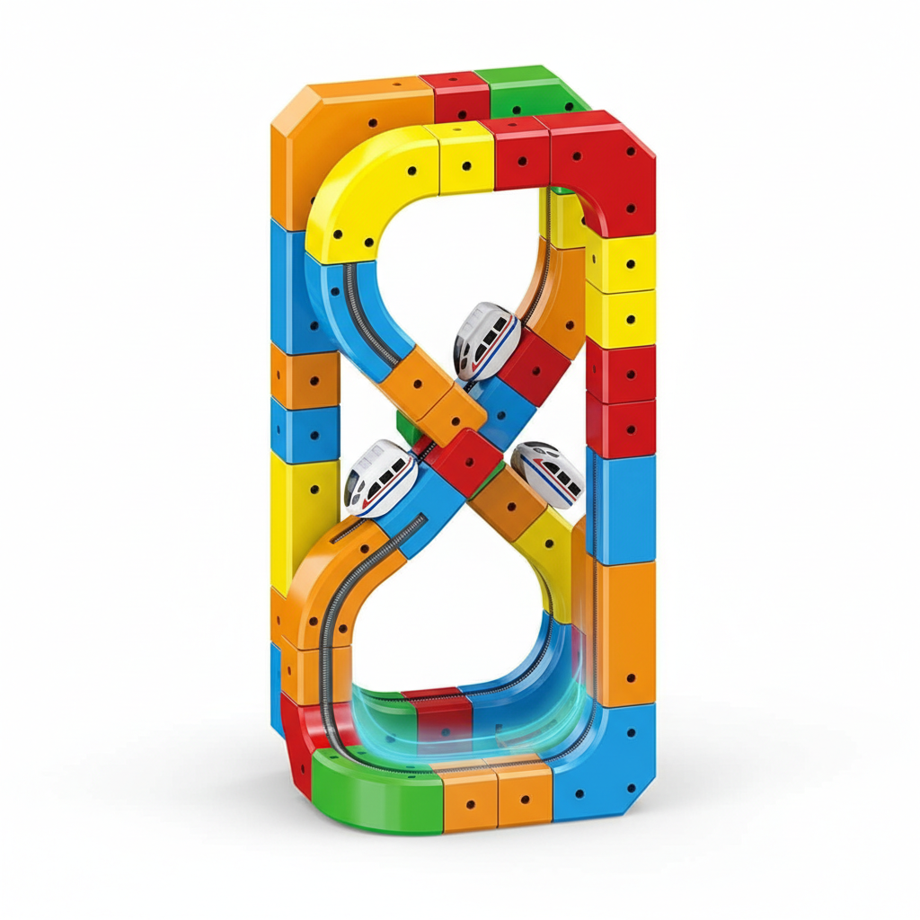 Nerv Electric 3D Anti-Gravity Train Track Set