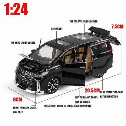 NERV TOYOTA ALPHARD 1:24 Diecast Scale Model Car