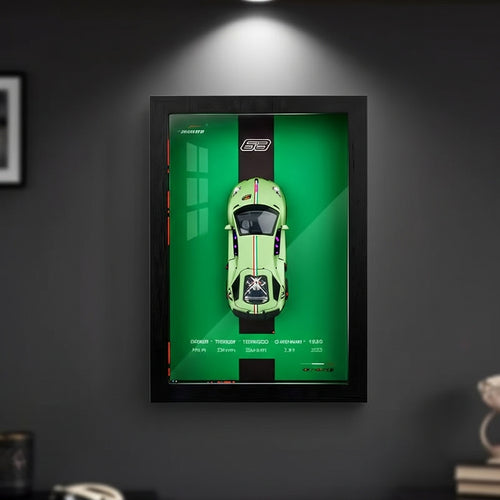 Nerv 3D Lamborghini LP-780-4 Car Frame Wall Art