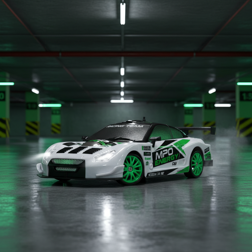 Nerv RC Drift Car – 2.4GHz 4WD High-Speed Racing Car with LED Lights