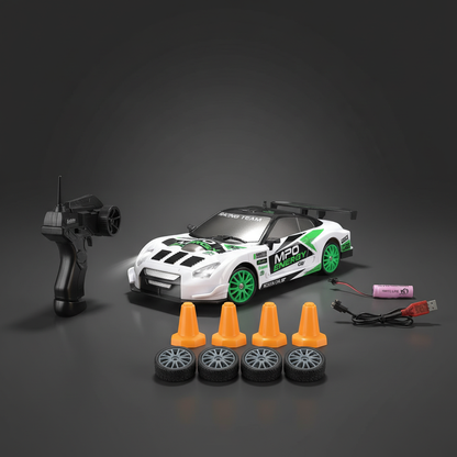 Nerv RC Drift Car – 2.4GHz 4WD High-Speed Racing Car with LED Lights