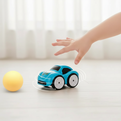 Nerv Mini Smart Gesture Control RC Car – 2.4G Remote, Line Following &amp; Obstacle Avoidance Toy