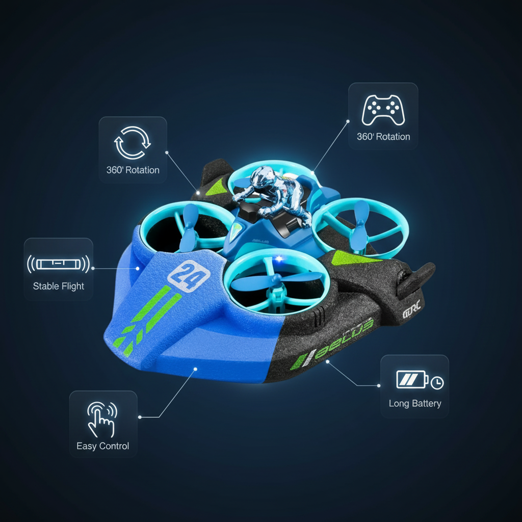 Nerv TriRider – 3-in-1 Drone, Car & Boat
