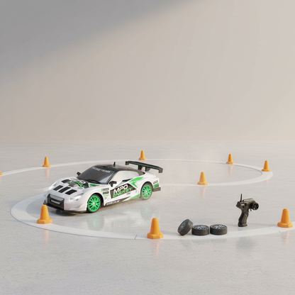 Nerv RC Drift Car – 2.4GHz 4WD High-Speed Racing Car with LED Lights