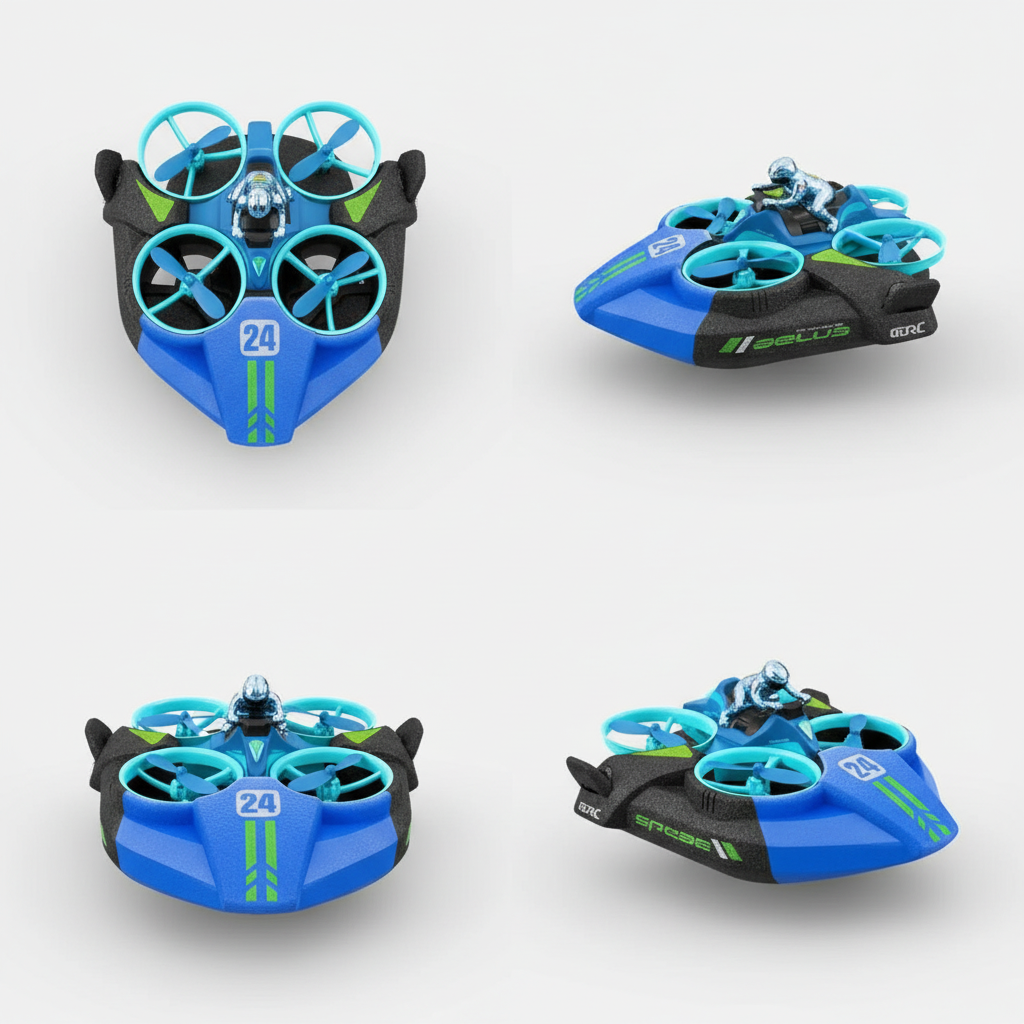 Nerv TriRider – 3-in-1 Drone, Car & Boat
