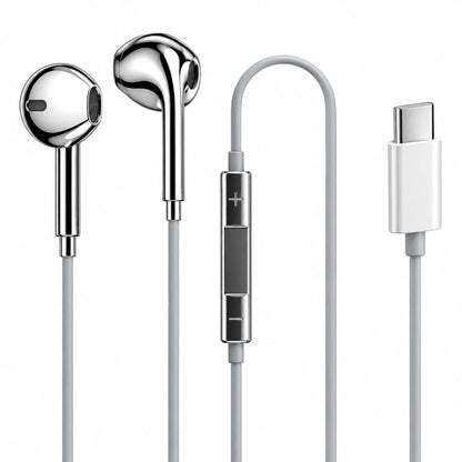 NERV™ Quicksilver — Chrome Wired Earbuds