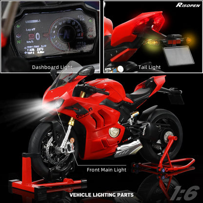 Nerv 1:6 Grand Scale Ducati Panigale V4 SP2 Die-Cast Motorcycle Model