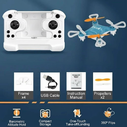Nerv Mini Drone – Durable Beginner-With Camera