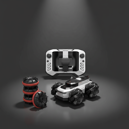 Nerv Mini Amphibious RC Stunt Car – 360° Spin Remote Control Truck for Land &amp; Water